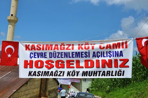 Kasımağzı Köyü Cami çevre düzenlemesi açılışı