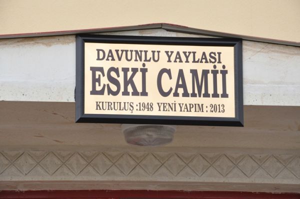 Davunlu cami açılışı