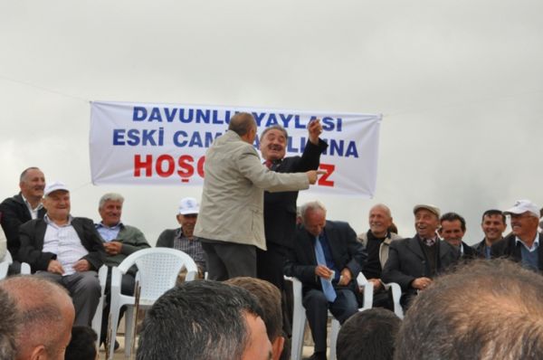 Davunlu cami açılışı
