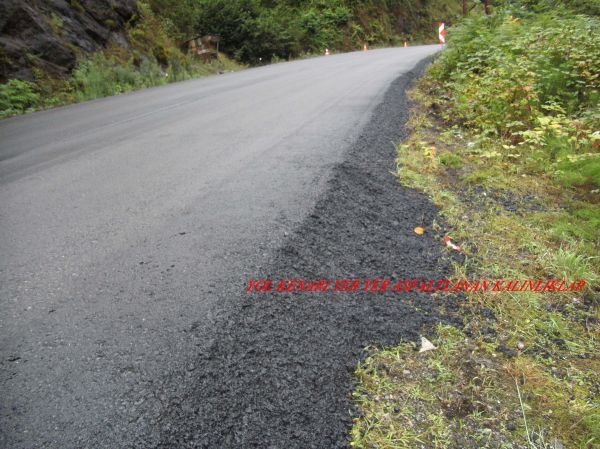 Yol çalışmasında soru işaretleri..