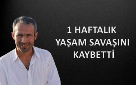 1 Haftalık Yaşam Şavaşını Kaybetti.