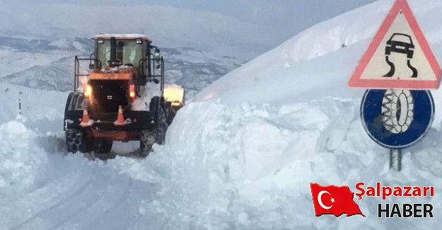 Şalpazarı'nda kar tatili