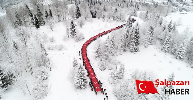 Sisdağı’nda Sarıkamış şehitleri için yürüdüler