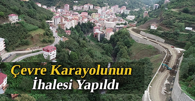 Şalpazarı Çevre Yolu İhalesi Yapıldı