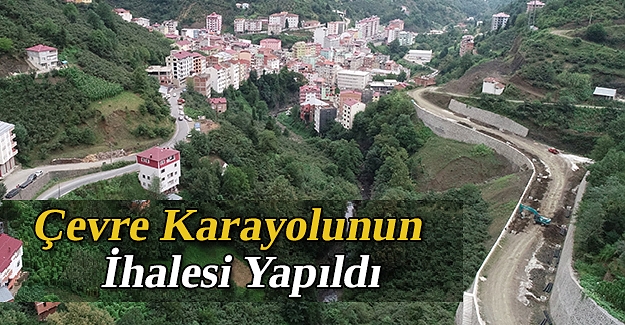 Şalpazarı Çevre Yolu İhalesi Yapıldı