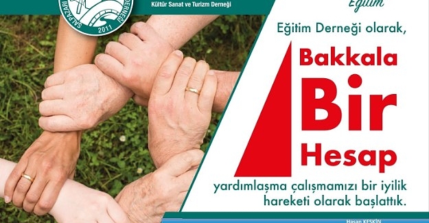 Eğitim Derneği Bakkal'a hesap açtı