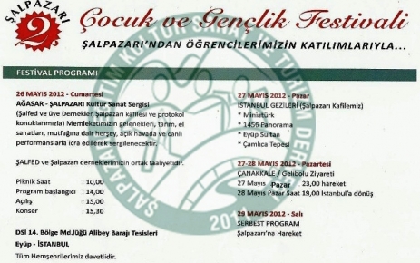 2. Çocuk ve Gençlik Festivali Başlıyor.