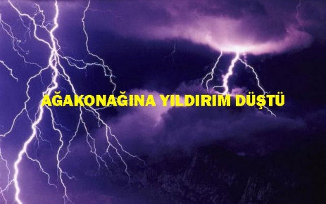 Ağa Konağı'na yıldırım düştü!..