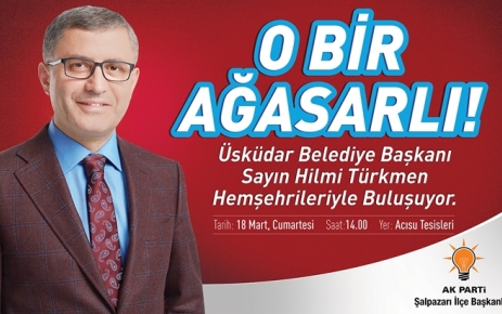 Başkan Hilmi Türkmen Şalpazarı'na geliyor