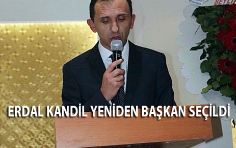 Erdal Kandil yeniden başkan seçildi.