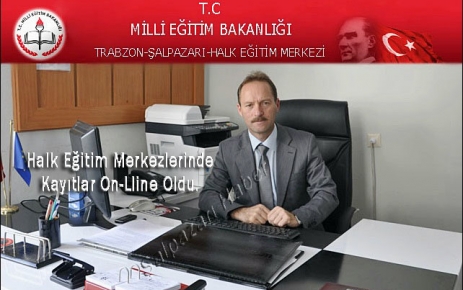 Halk Eğitim Merkezlerinde Kayıtlar On-Line Oldu.