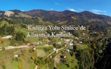 Kadırga yolu trafiğe kapandı.