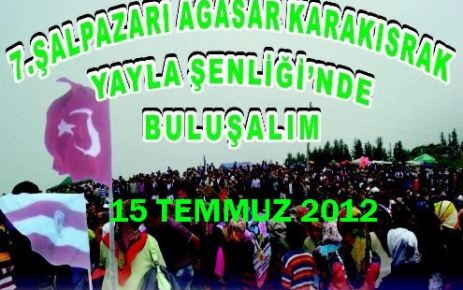 Karakısrak Şenliği 15 Temmuz'da yapılacak.