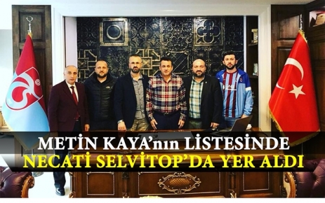 Necati Selvitop Metin Kaya'nın Listesine Girdi.