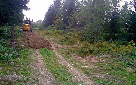 Şalpazarı Belediyesi Bölgesel Yol Çalışmalarına başlandı. 