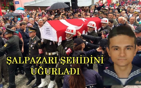 Şalpazarı Şehidini tekbir ve dualarla uğurlandı.