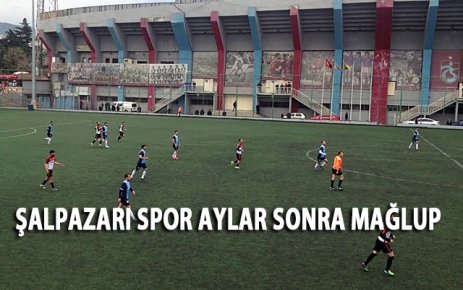 Şalpazarı Spor aylar sonra mağlup 