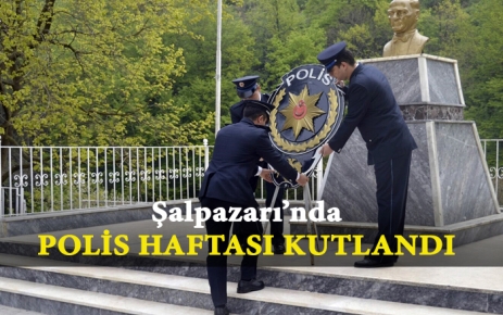 Şalpazarı'nda Polis Haftası Kutlandı