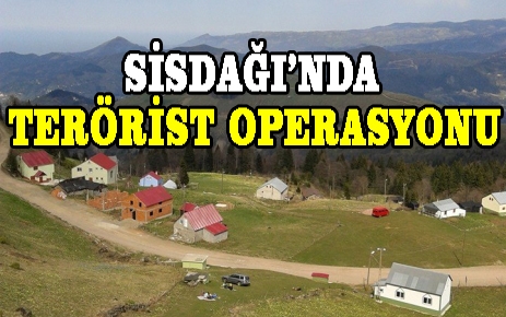 Sisdağı'nda Terörist operasyonu 