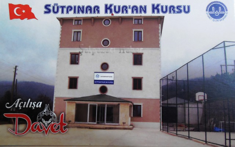 Sütpınar Kuran Kursunun Açılışı Yapılıyor.