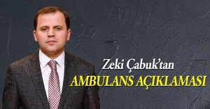 Çabuk'tan Ambulans Açıklaması