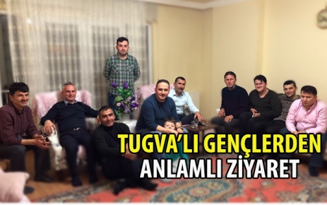 TÜGVA’lı gençlerden anlamlı ziyaret